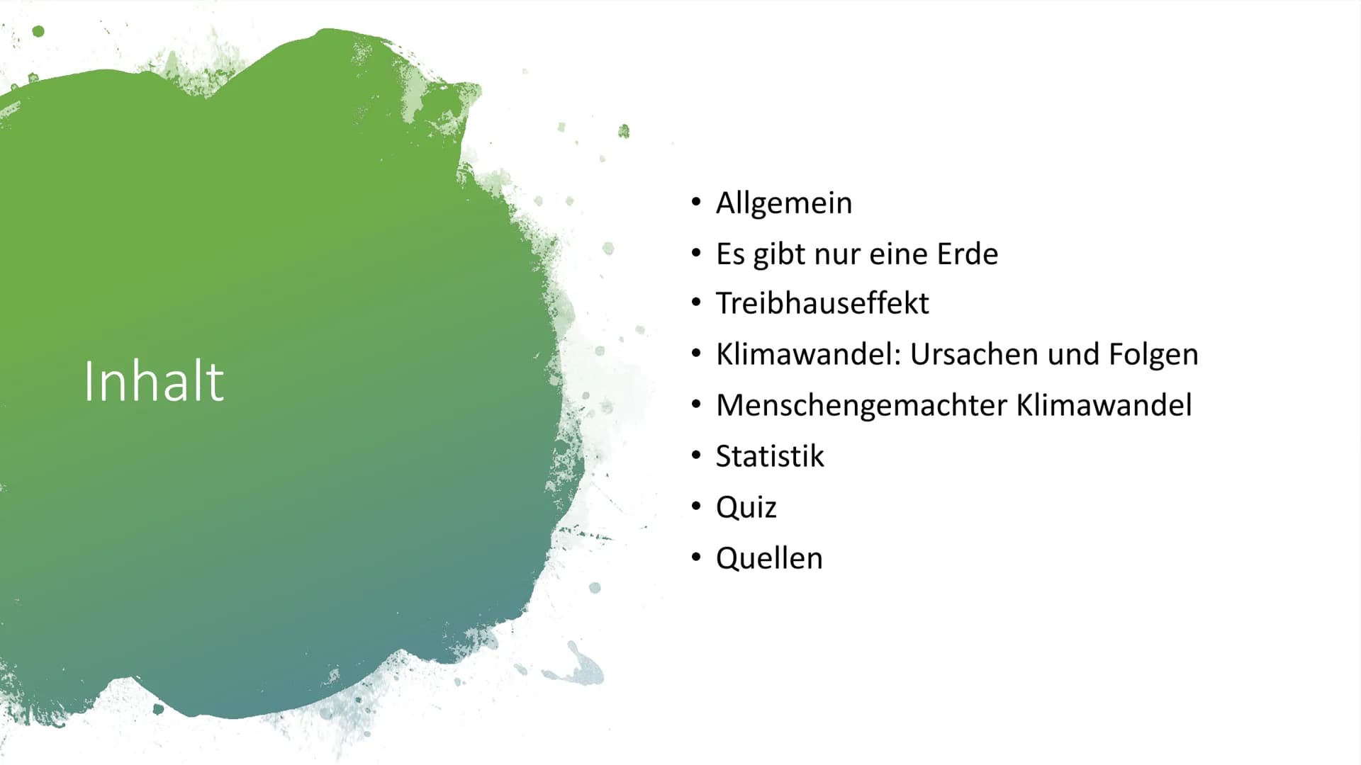 Klimawandel 1 Allgemeines
Kaum ein Thema wird in den Medien in den letzten Jahren so häufig
aufgegriffen wie der Klimawandel.
Erschreckende 