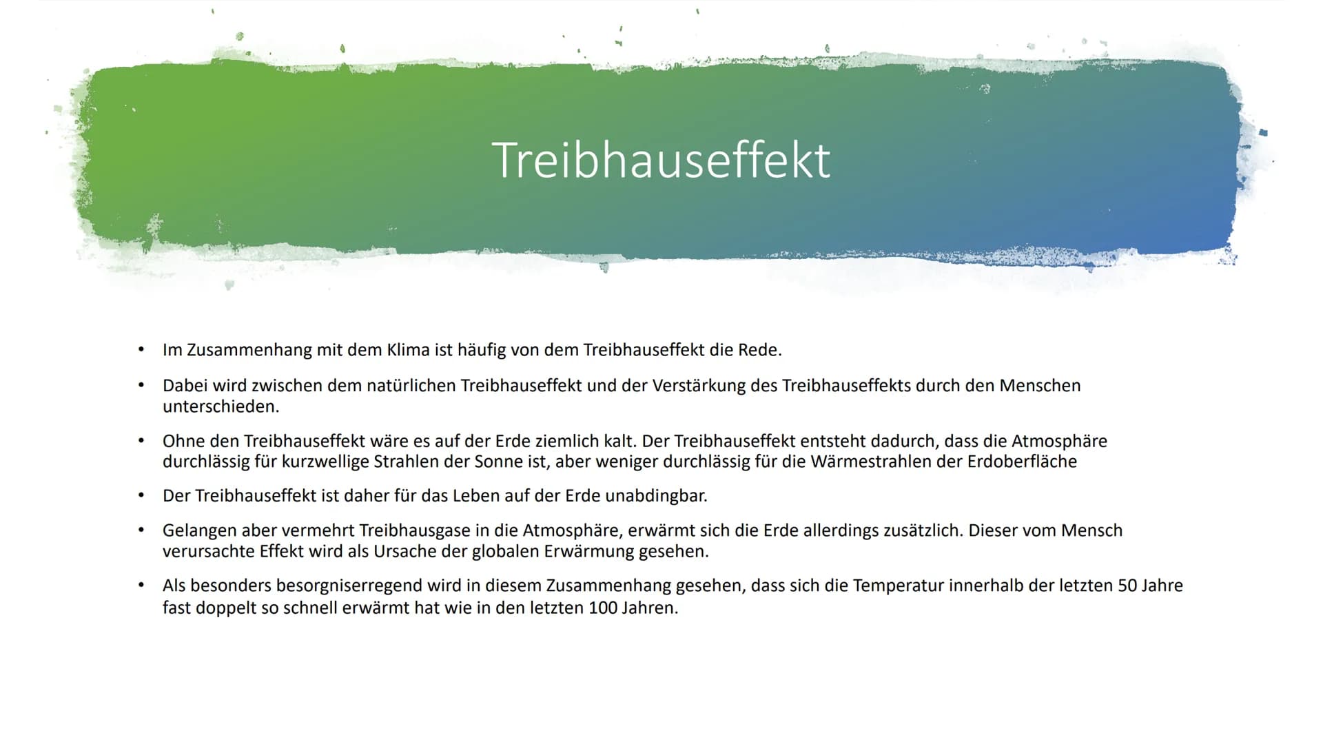 Klimawandel 1 Allgemeines
Kaum ein Thema wird in den Medien in den letzten Jahren so häufig
aufgegriffen wie der Klimawandel.
Erschreckende 