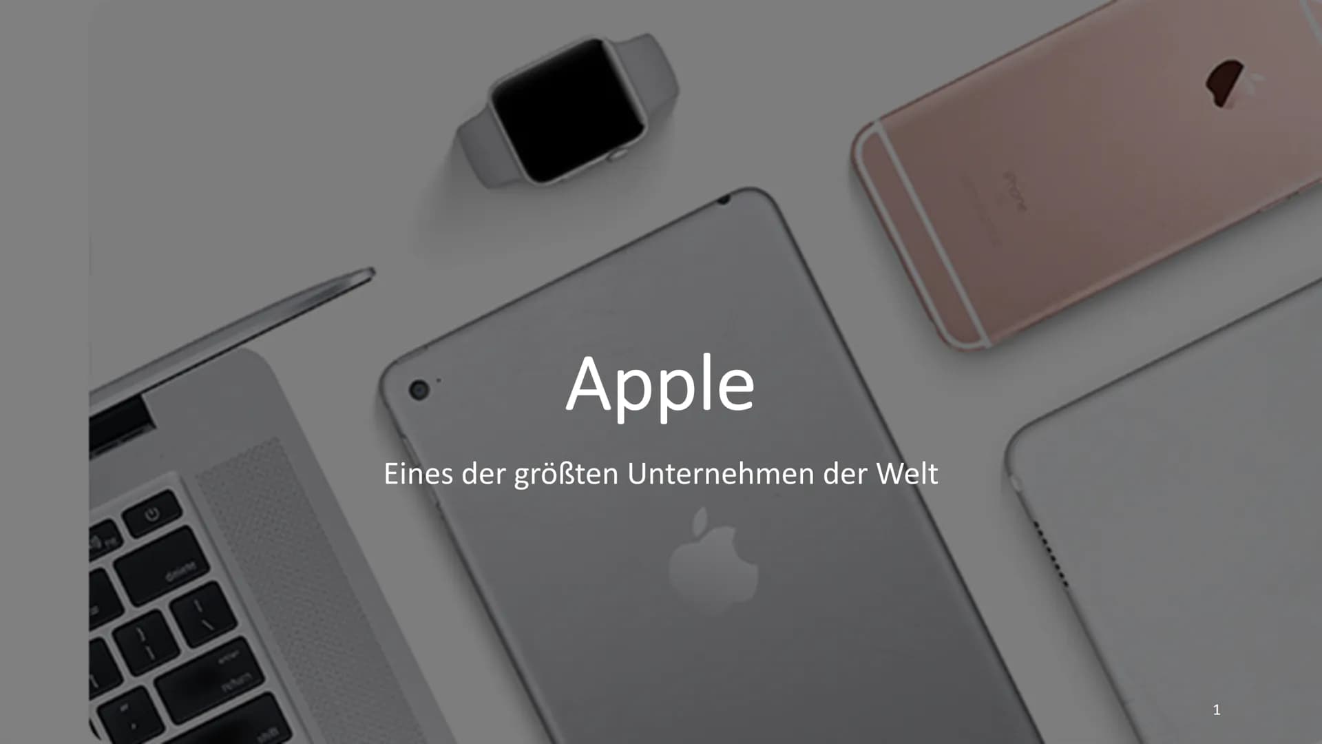 
<p>Apple Inc. ist ein US-amerikanischer Hard- und Softwareentwickler und ein Technologieunternehmen, das Computer, Smartphones und Unterhal