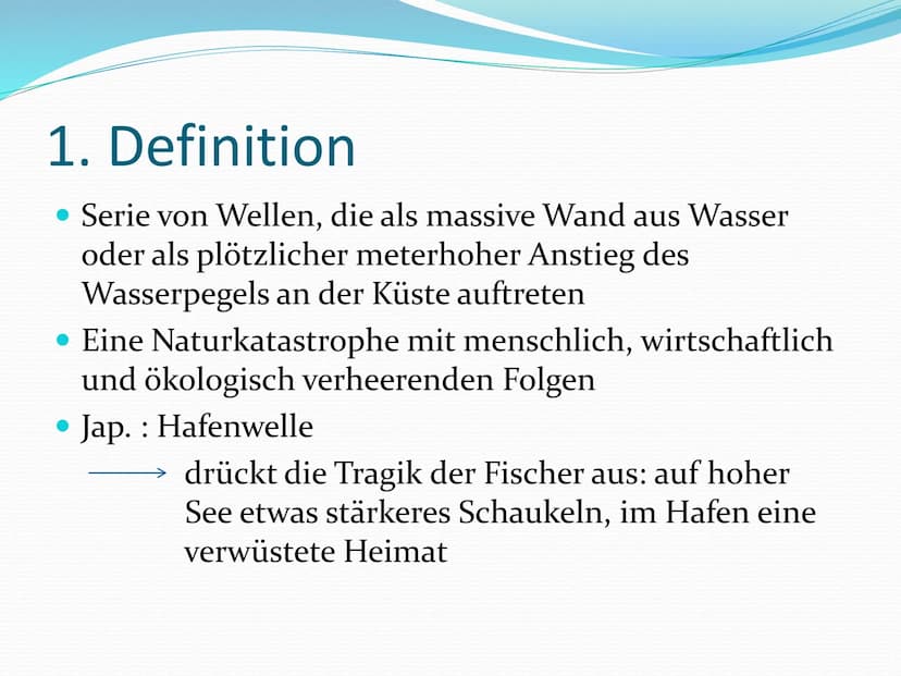 Quellenangabe GFS Tsunamis
Bücher:
Watts, Claire: Sehen, Staunen, Wissen: Naturkatastrophen, Tsunamis, Hurrikane, Erdbeben,
Vulkanausbrüche;