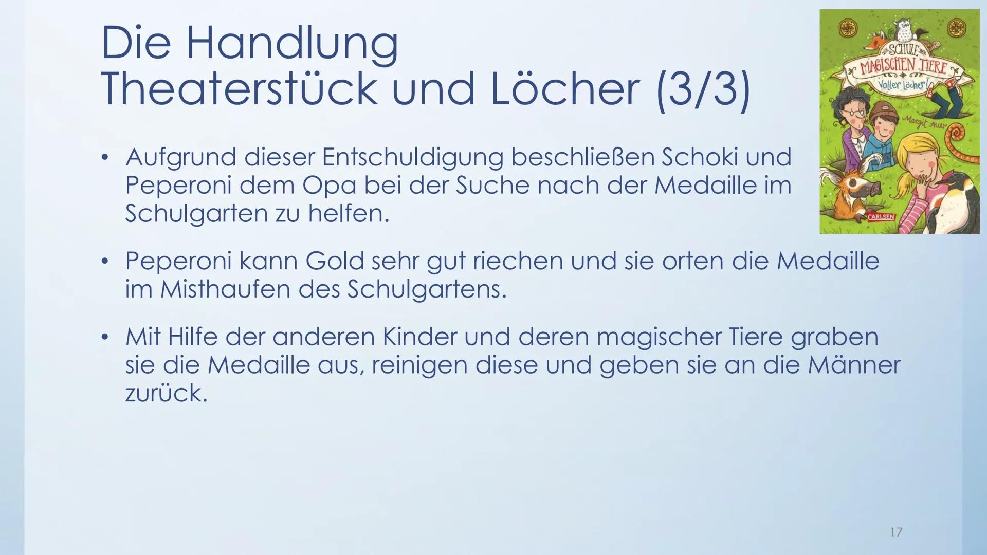 
<h2 id="dieschuledermagischentierevollerlcher">Die Schule der magischen Tiere - Voller Löcher</h2>
<p>Das Buch "Voller Löcher" stammt aus d