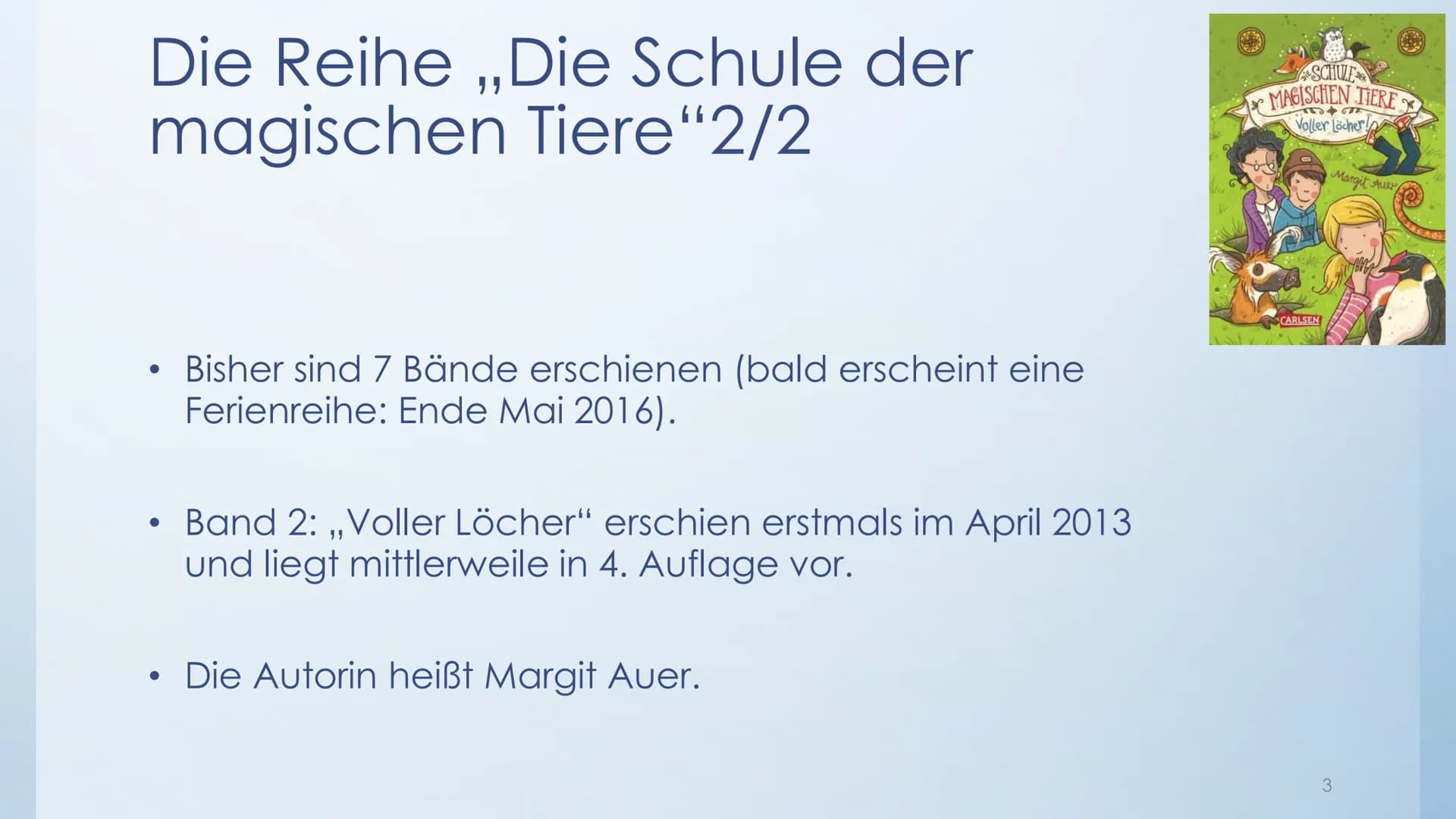 
<h2 id="dieschuledermagischentierevollerlcher">Die Schule der magischen Tiere - Voller Löcher</h2>
<p>Das Buch "Voller Löcher" stammt aus d