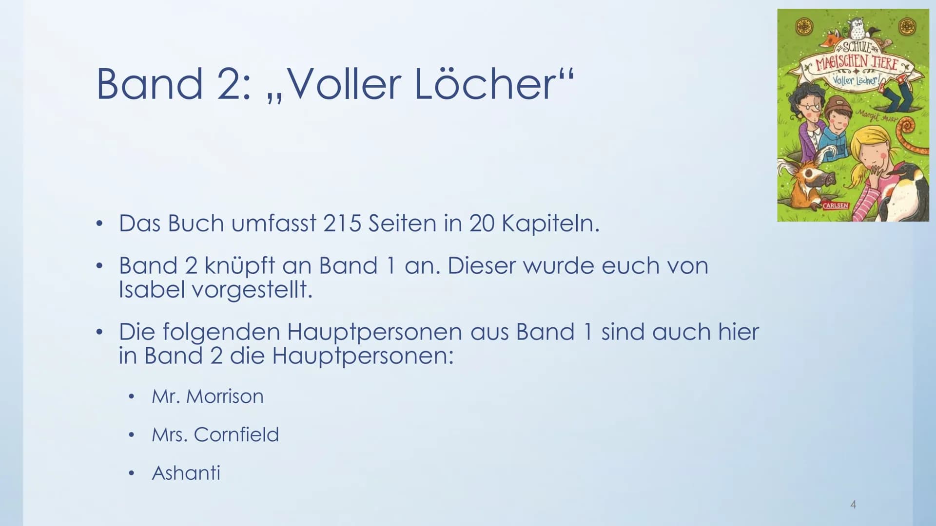 
<h2 id="dieschuledermagischentierevollerlcher">Die Schule der magischen Tiere - Voller Löcher</h2>
<p>Das Buch "Voller Löcher" stammt aus d