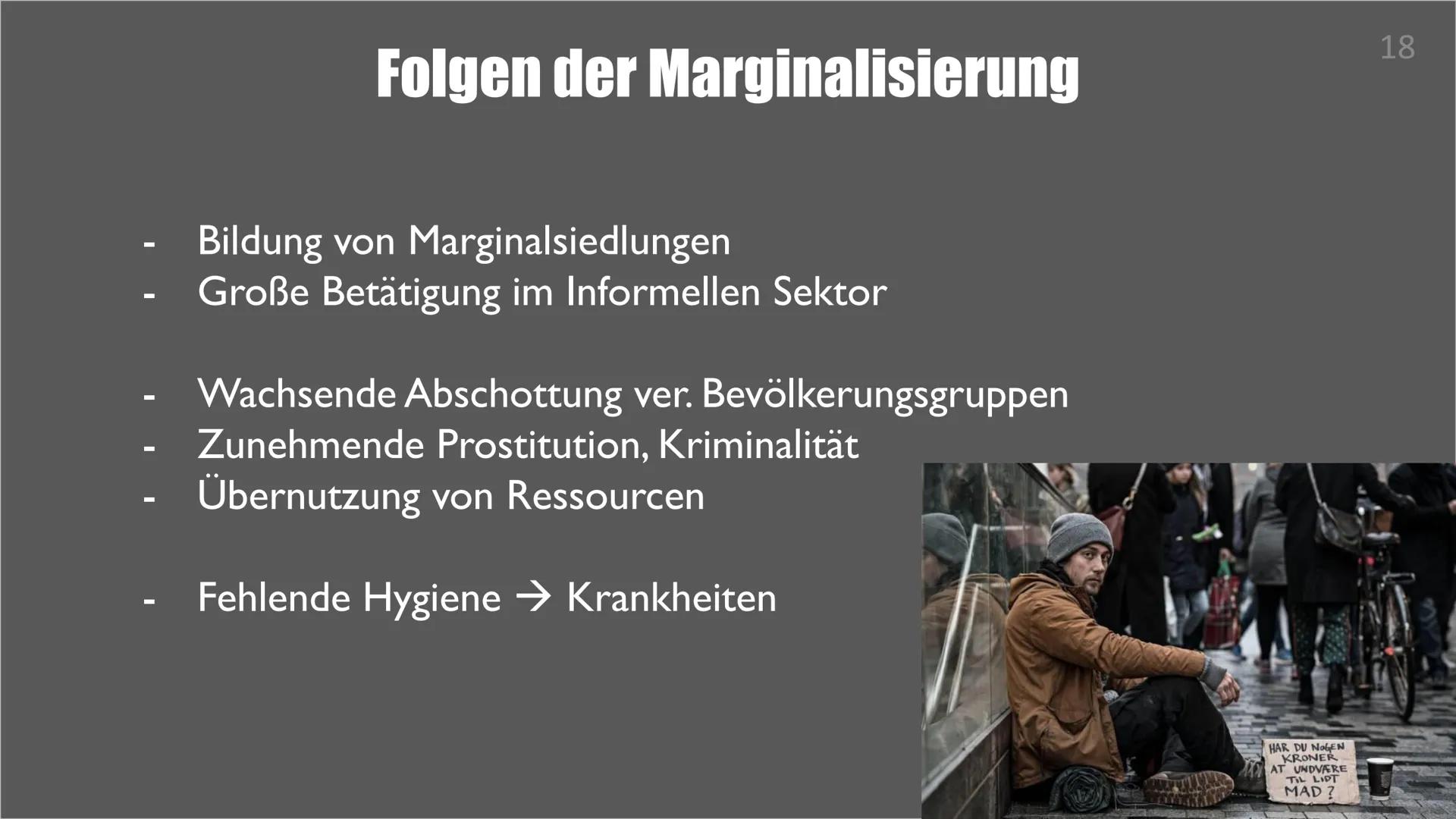 METROPOLISIERUNG
UND
MARGINALISIERUNG
UNVERMEIDLICHE PROZESSE IM RAHMEN
EINER WELTWEITEN VERSTÄDTERUNG Inhalt
• Wachstum der Megastädte + Ur