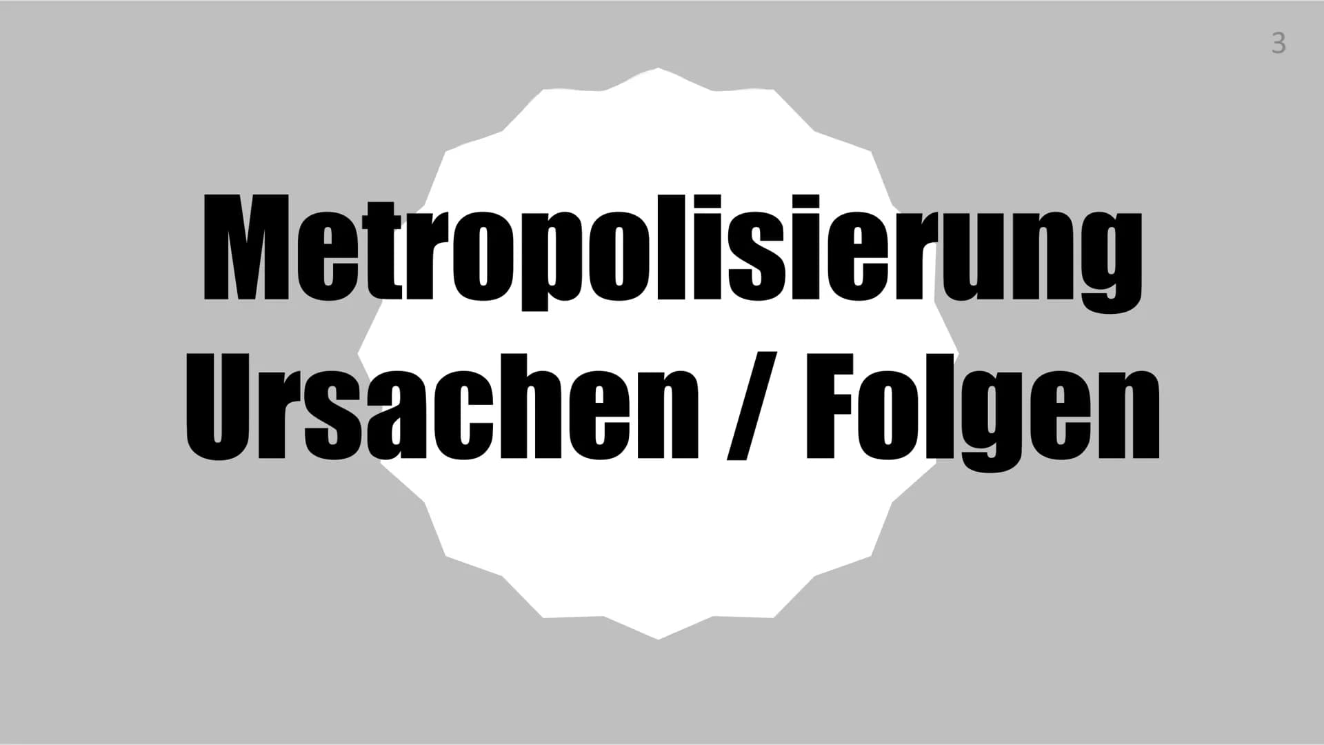 METROPOLISIERUNG
UND
MARGINALISIERUNG
UNVERMEIDLICHE PROZESSE IM RAHMEN
EINER WELTWEITEN VERSTÄDTERUNG Inhalt
• Wachstum der Megastädte + Ur