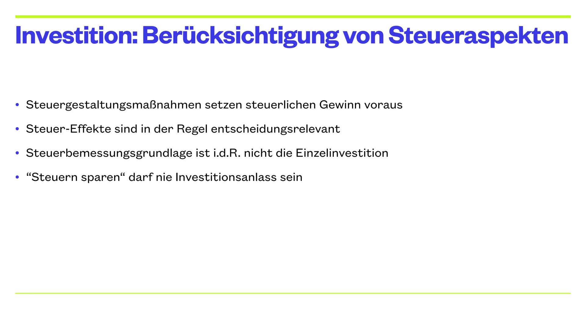 Text Finanzierung und Investition:
In der Präsentation wird den Schülern und Schülerinnen ein Einblick in die Themen
Finanzierung und Invest