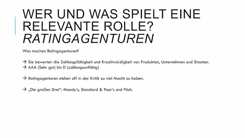 International Finanzmärkte
1) Definition
Unter internationalen Finanzmärkten versteht man ,,...die Gesamtheit
aller Transaktionen an ausländ