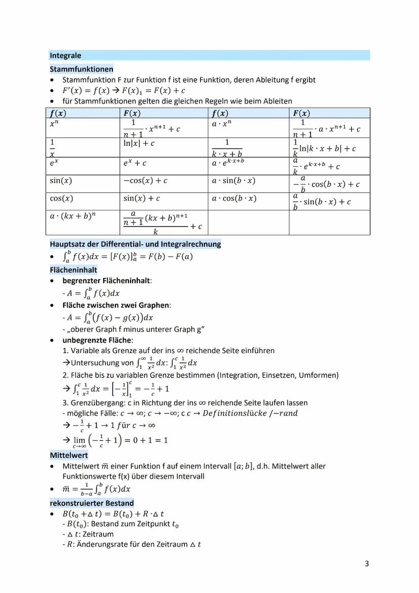 ANALYSIS
Gleichungen
●
●
lineare Gleichungen: ax + b = c
- mit Äquivalenzumformung beide Seiten umformen
● quadratische Gleichungen: ax² + b