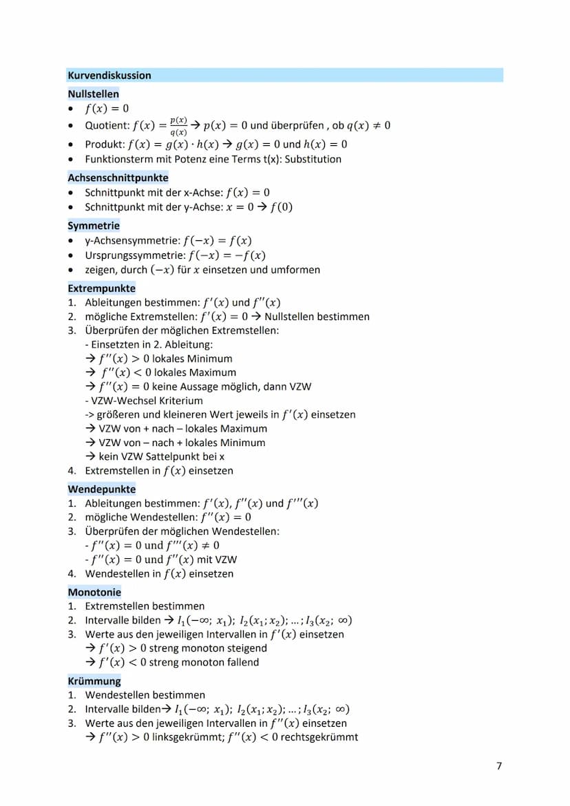 ANALYSIS
Gleichungen
●
●
lineare Gleichungen: ax + b = c
- mit Äquivalenzumformung beide Seiten umformen
● quadratische Gleichungen: ax² + b