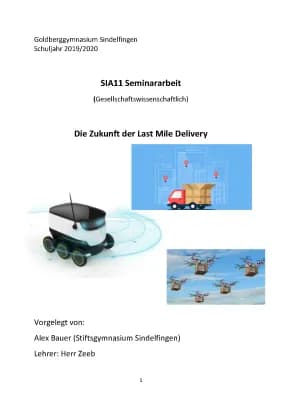 Know Seminararbeit Last Mile Delivery thumbnail