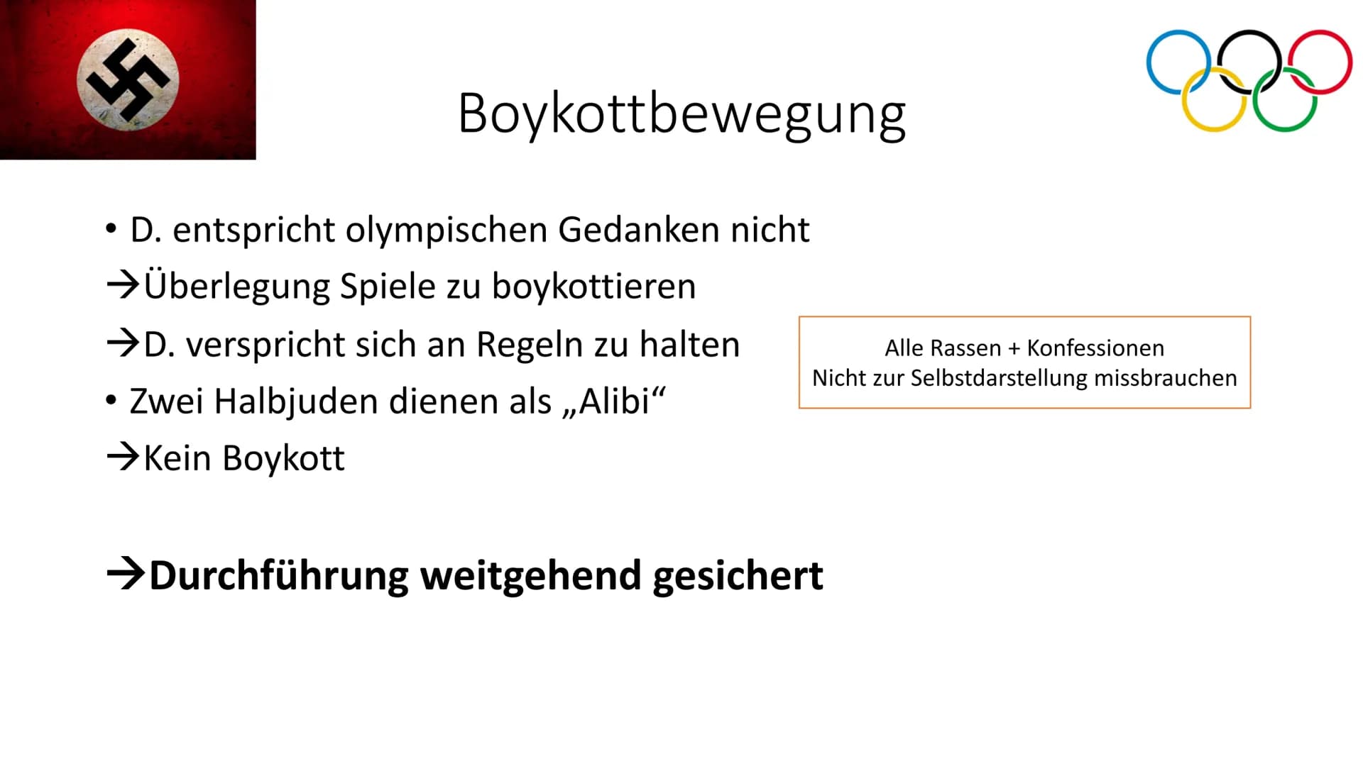 Die Olympischen Spiele 1936
-sportlicher Wettkampf oder bloße NS-Propaganda?-
200
55 Handout
Die Olympischen Spiele 1936
-sportlicher Wettka