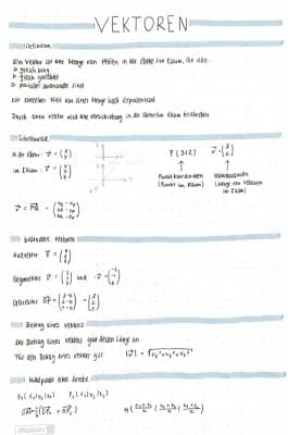 Know Mathe Vektoren Zusammenfassung thumbnail