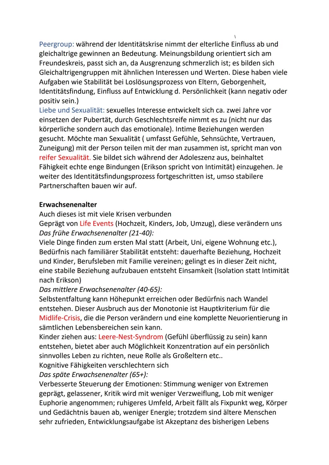 Entwicklung
Entwicklungspsychologie: erforscht körperliche, soziale und psychische
Veränderung im Laufe des Lebens vom pränatale Stadium bis