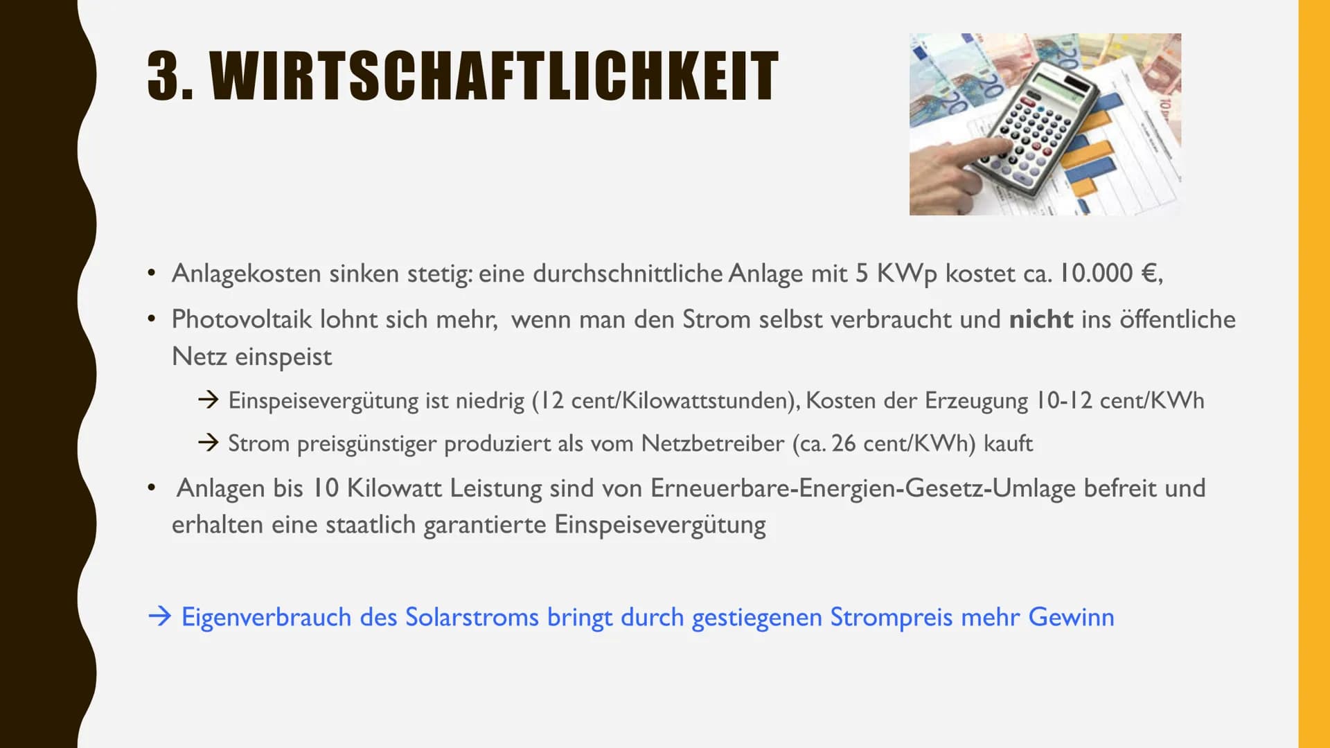 PHOTOVOLTAIK
NWT-ENERGIE UMWANDLUNGSPROZESS INHALT
I. Definition
2. Funktionsweise
3. Wirtschaftlichkeit
4. Vor- und Nachteile
5. Die Größte