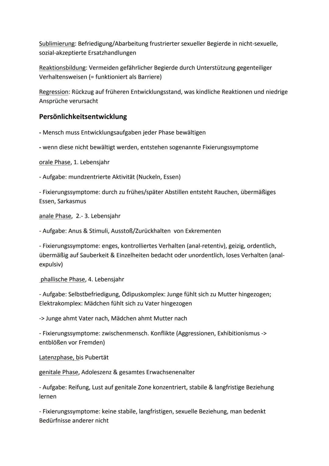 Freuds Phasen der psychosexuellen Entwicklung einfach erklärt