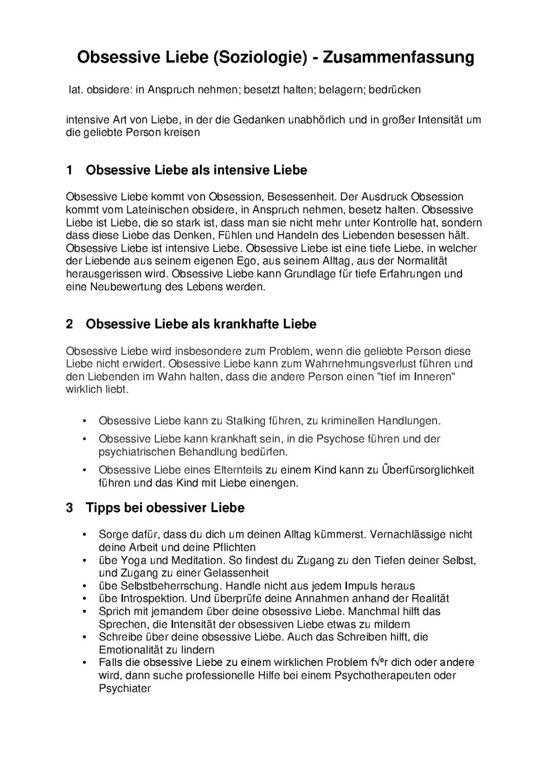 Krankhafte Liebe verstehen: Obsessive Anzeichen und Symptome