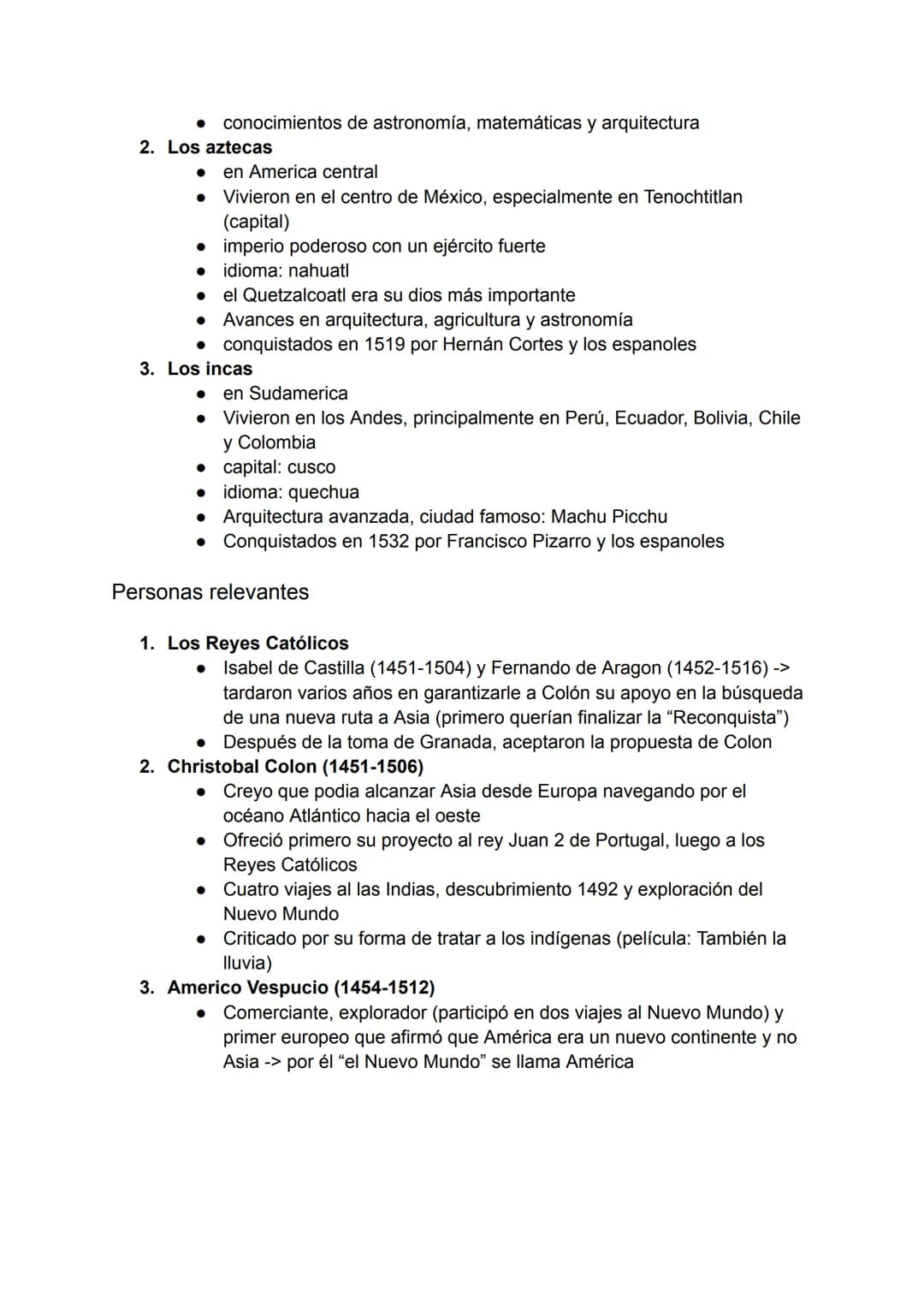Spanisch Abitur Lernzettel 2025
Themen:
- Eroberung Amerikas
- Spanischsprachige Welt - Bolivien: Tambien la lluvia
- Soziale Ungleichheit u