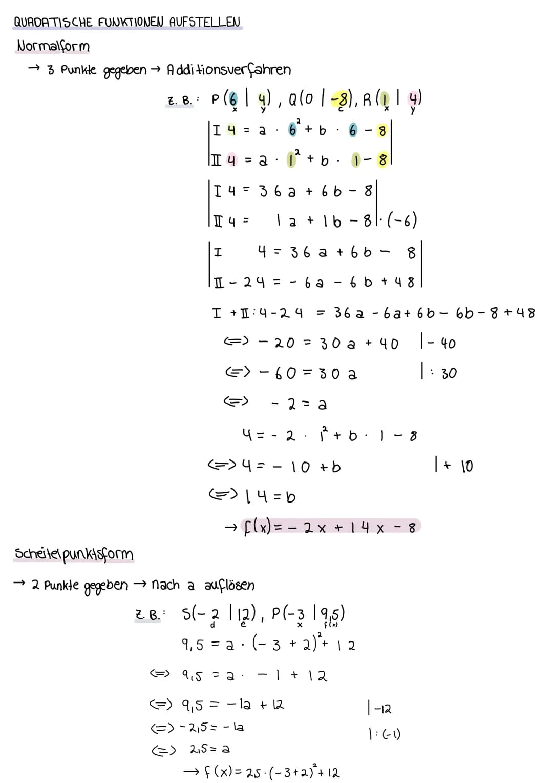 analysis
LINEARE FUNKTIONEN
→ f(x) = m⋅ x + n
→ m= Steigung
→n = y - Achsen
Nullstellen berechnen :
m berechnen: z.B.:
n berechnen: z. B.:
n