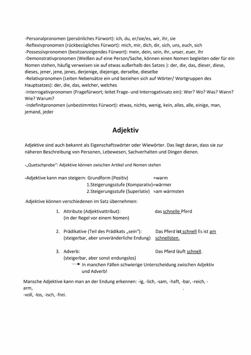 Lernen für die Deutsch-Prüfung
Sind Hauptwörter, Substantive oder Namenwörter.
Sie bezeichnen Dinge, Lebewesen, Name/ Bezeichnungen oder ged