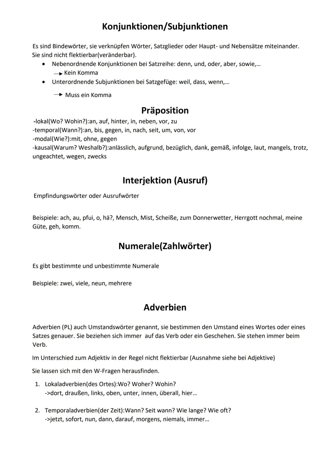 Kostenlose A1 Deutsch-Test Übungen und Adjektive Steigern