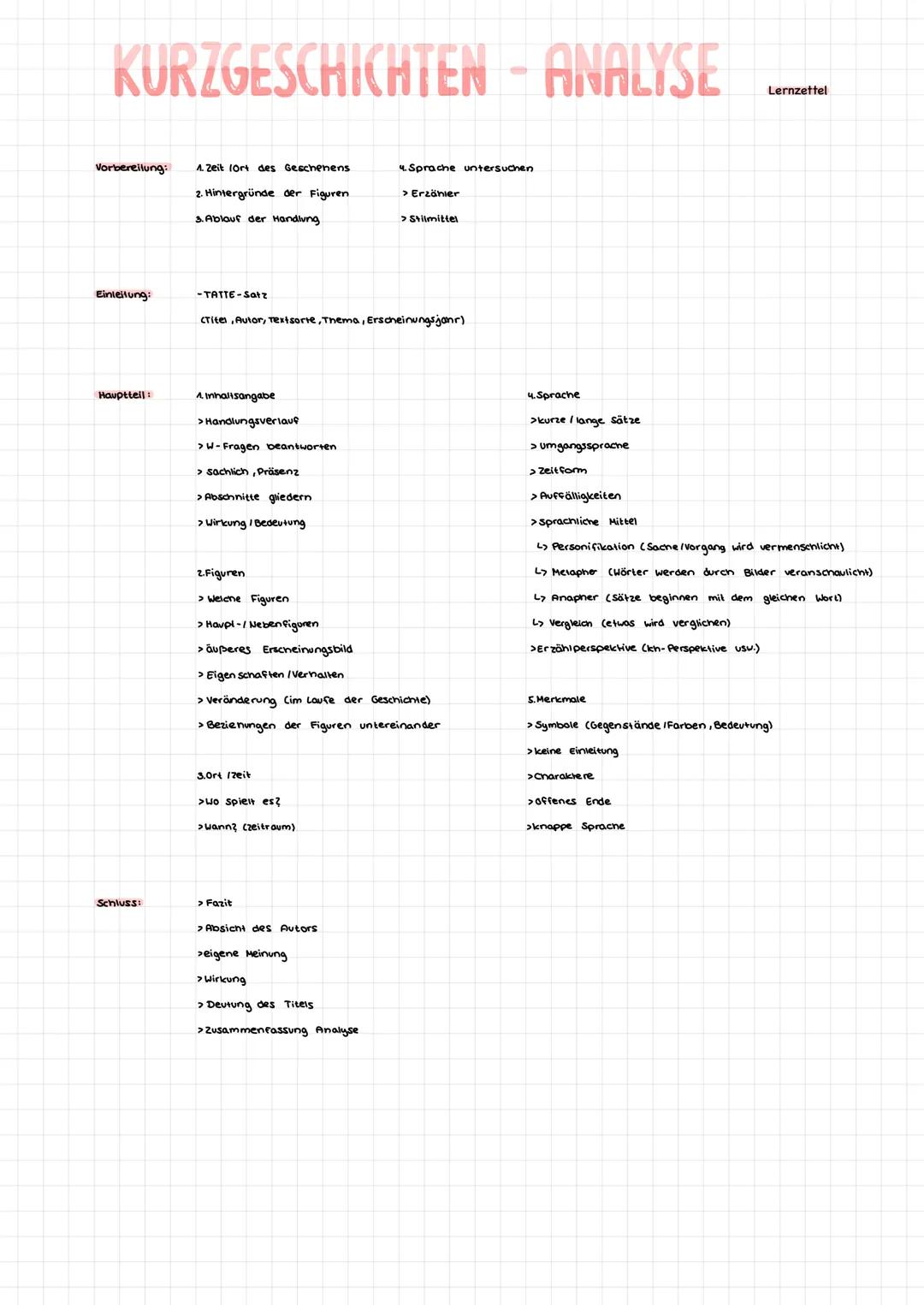 KURZGESCHICHTEN

Deutung:
-ist kurz
- beginnt und endet abrupt
- Lonne Erklärung
-literarische Erzählung
- aus dem Englischen (Short Stories