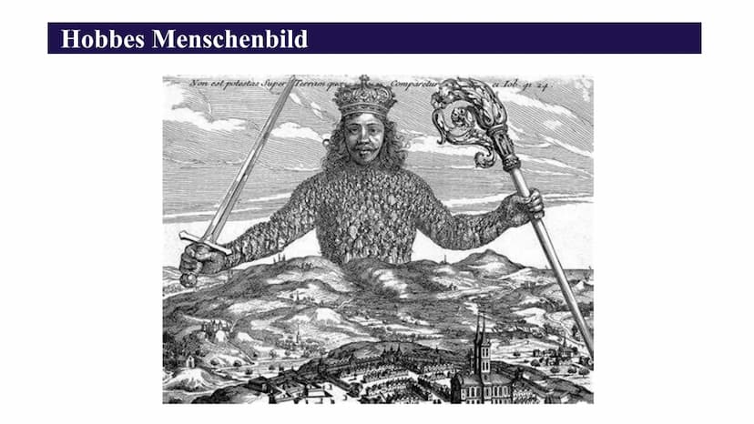 Thomas Hobbes Inhalt
0
Vita
Hobbes zur Philosophie
historischer Kontext
zeitliche Umstände
30-jähriger Krieg
Bürgerkrieg
Hobbes Menschenbild