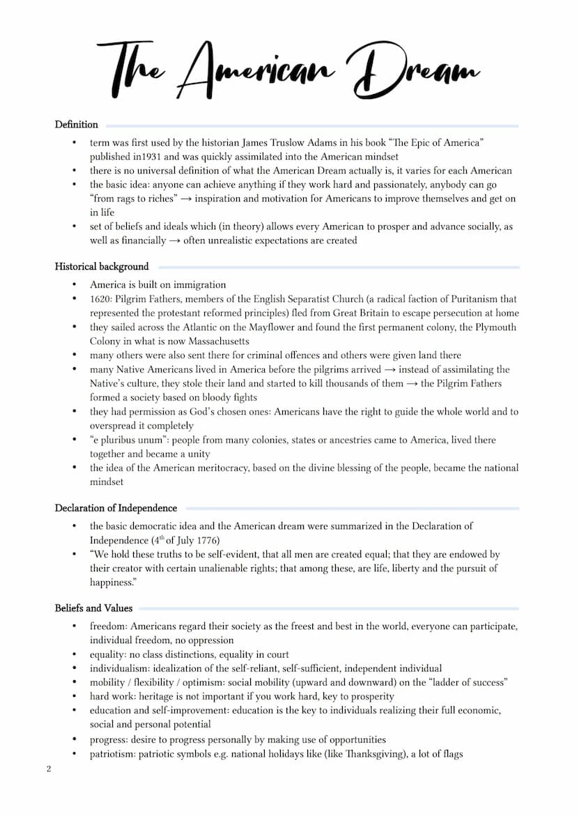 Final English Exam
summary of all topics
The American Dream.....
Nigeria.....
Utopia / Dystopia....
William Shakespeare / Romeo and Juliet..