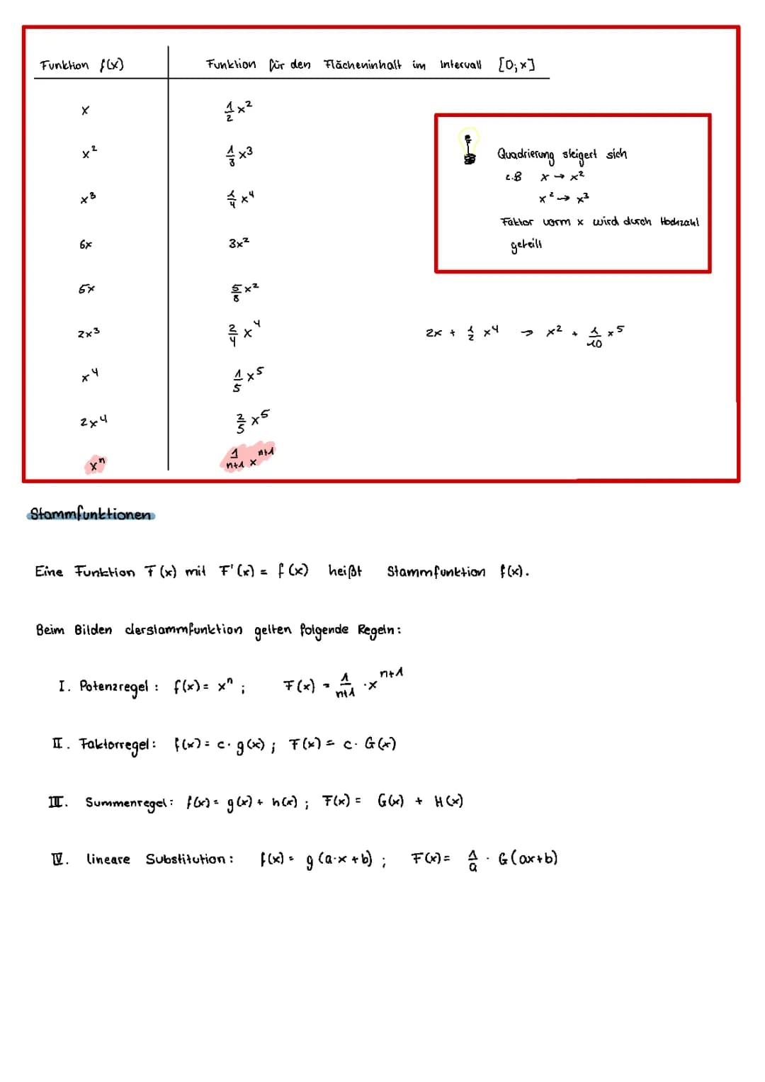 Integralrechnung 