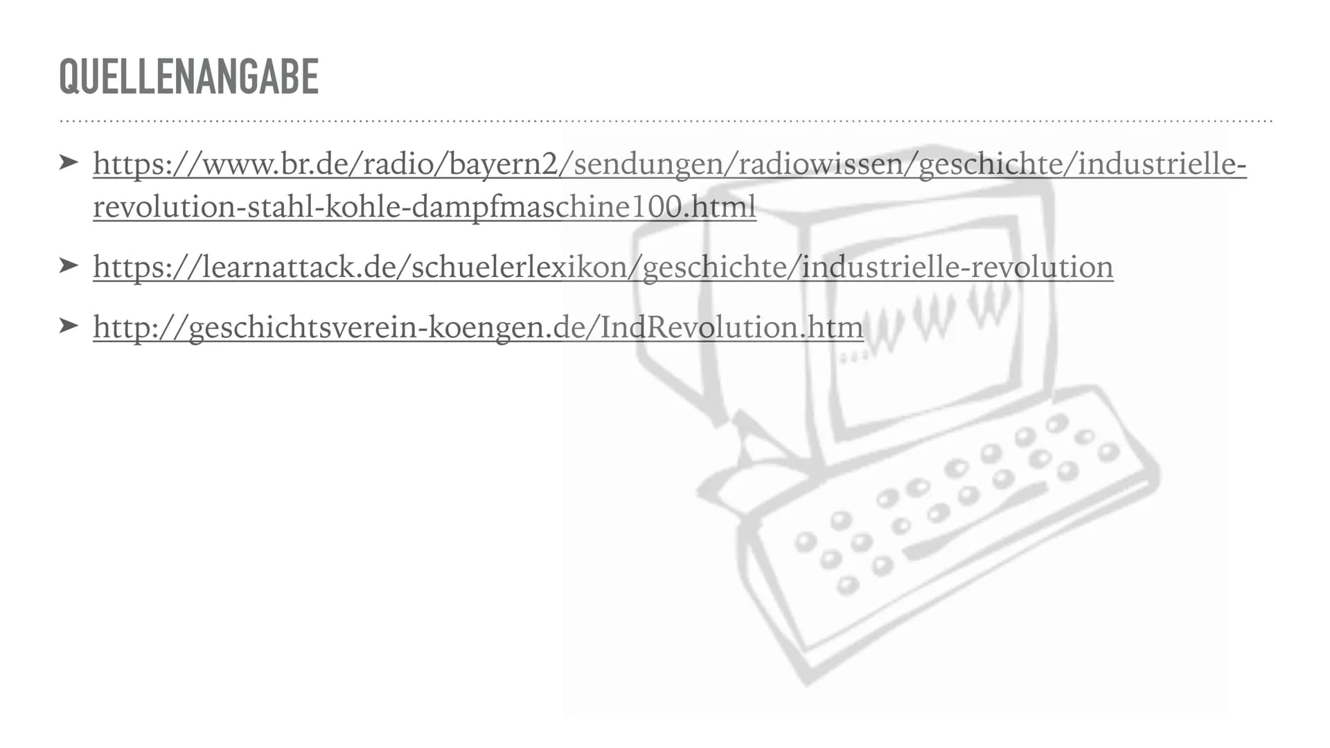 INDUSTRIELLE REVOLUTION
PowerPoint Präsentation von Tammy INHALTSVERZEICHNIS
Was genau versteht man unter Industriellen Revolution?
➤ Urspru