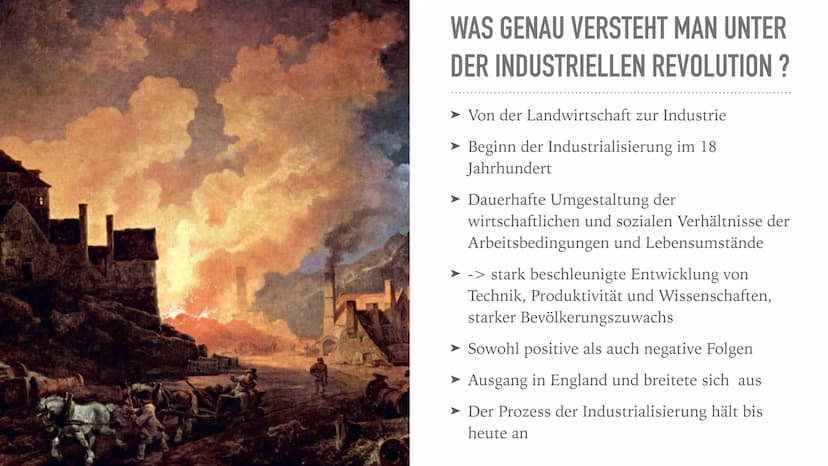 INDUSTRIELLE REVOLUTION
PowerPoint Präsentation von Tammy INHALTSVERZEICHNIS
Was genau versteht man unter Industriellen Revolution?
➤ Urspru