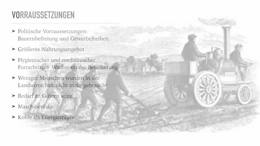 INDUSTRIELLE REVOLUTION
PowerPoint Präsentation von Tammy INHALTSVERZEICHNIS
Was genau versteht man unter Industriellen Revolution?
➤ Urspru