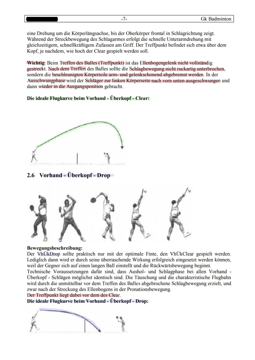 INHALTSVERZEICHNIS:
1 Die Badminton - Regeln.
1.1 Spielbeginn.
1.2 Rallypoint-Zählweise
1.3 Rallypoint-Zählweise.
1.4 Aufschlag.
1.5
Fehler
