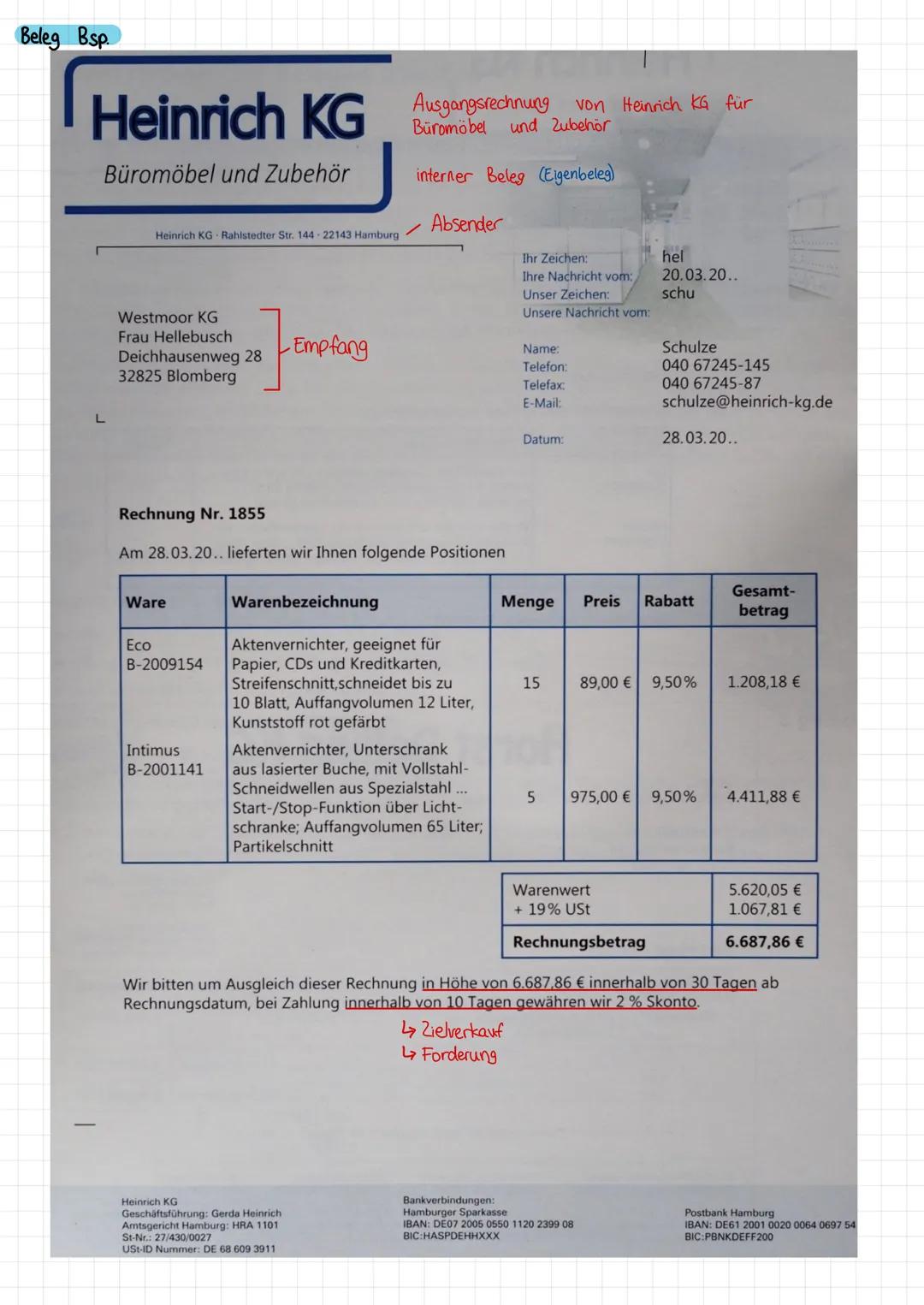 # Rechnungswesen

## Klassenarbeit Nr.1 (04.10.2022)

Ich kann ...

Alle Elemente: 0%

Belege

*   ... wesentliche Informationen aus Belegen