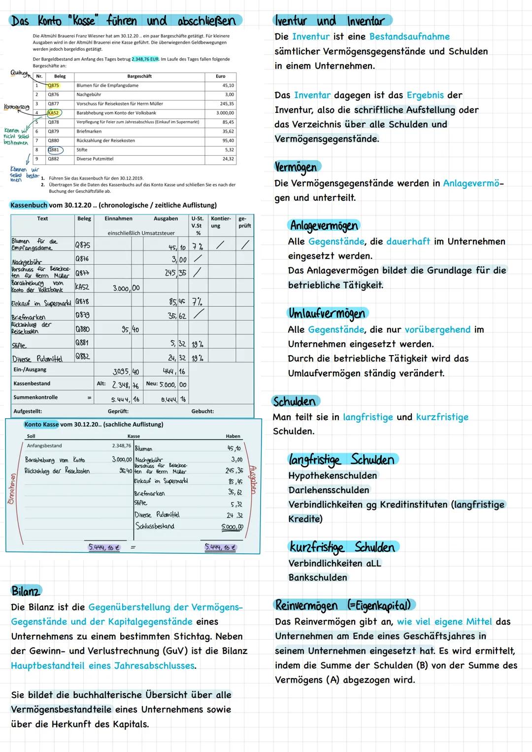 # Rechnungswesen

## Klassenarbeit Nr.1 (04.10.2022)

Ich kann ...

Alle Elemente: 0%

Belege

*   ... wesentliche Informationen aus Belegen