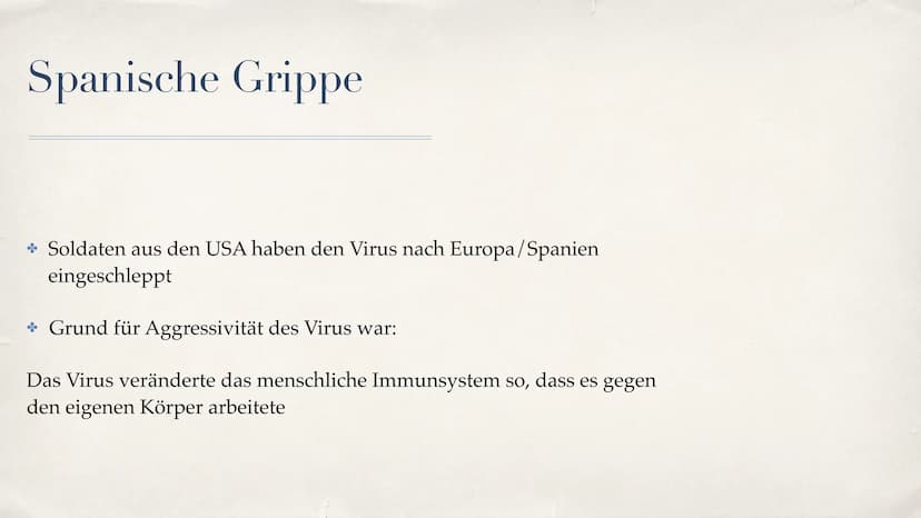 Viren
A Inhaltsverzeichnis
Was ist ein Virus?
* Struktur
+ Wie wirkt Virus im Körper?
Unterschied zwischen Viren und Bakterien
→ Spanische G
