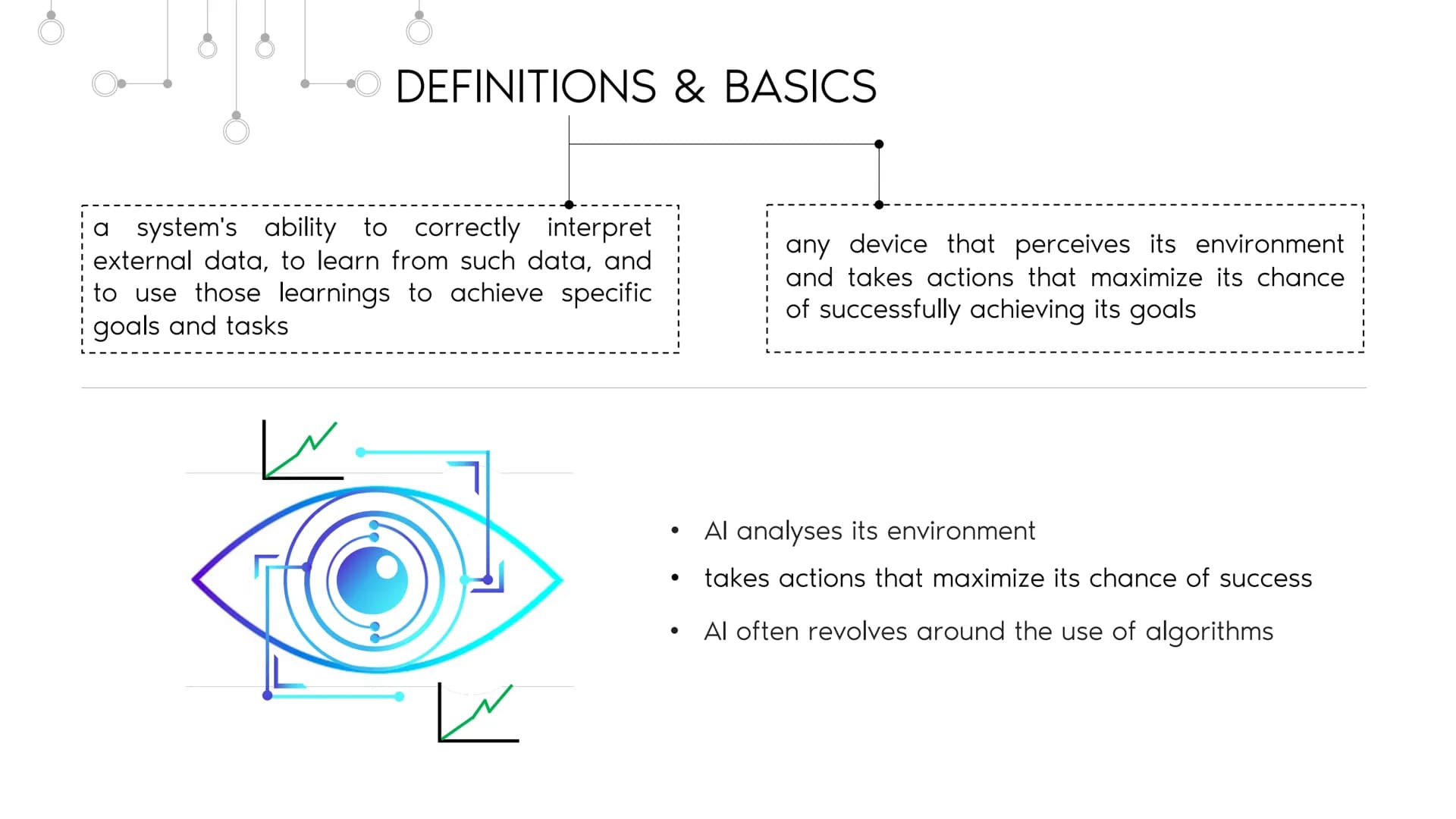 DEFINITIONS
&
BASICS
SCIENCE - ENHANCING LIFE?
CHALLENGES
TOOLS
&
APPLICATIONS
Q
AI
PHILOSOPHY & ETHICS
COMPARISON ARTIFICIAL
HUMAN INTELLIG