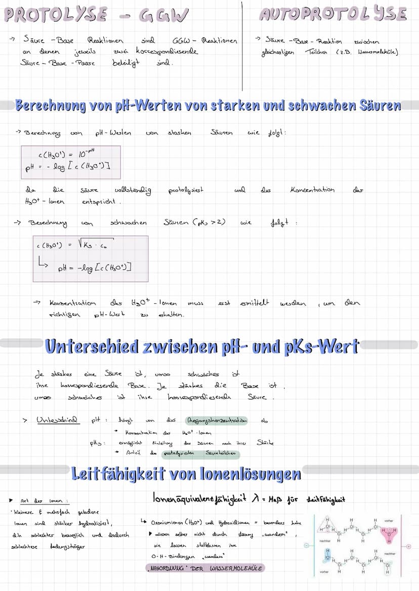 CHEMIC
Schwache/starke Säuren und Basen
Starke
schwachen
Ein Maß für
Die
HA (aq) + H₂O (1) =
für
Je
1st
->
Ks
KB
Sousen
Sausen
Vergleich
wen