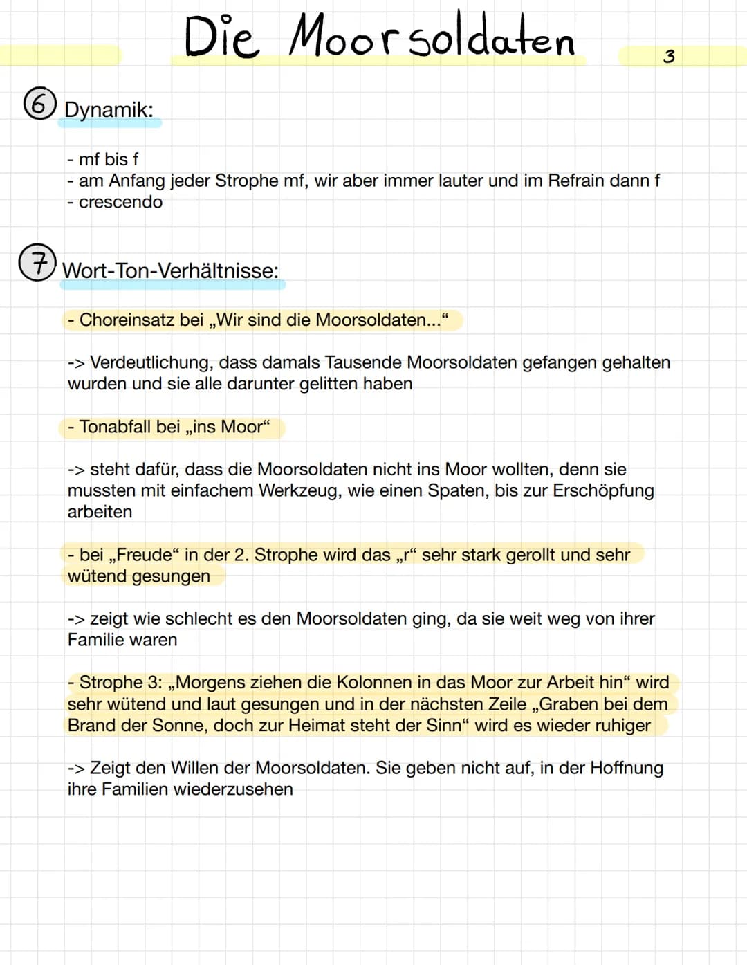  Aufgabe 3:
Die Moorsoldaten
Allgemeines
- Sänger: Hannes Wader
- macht einen melancholischen und nachdenklichen Eindruck
- relativ schnelle