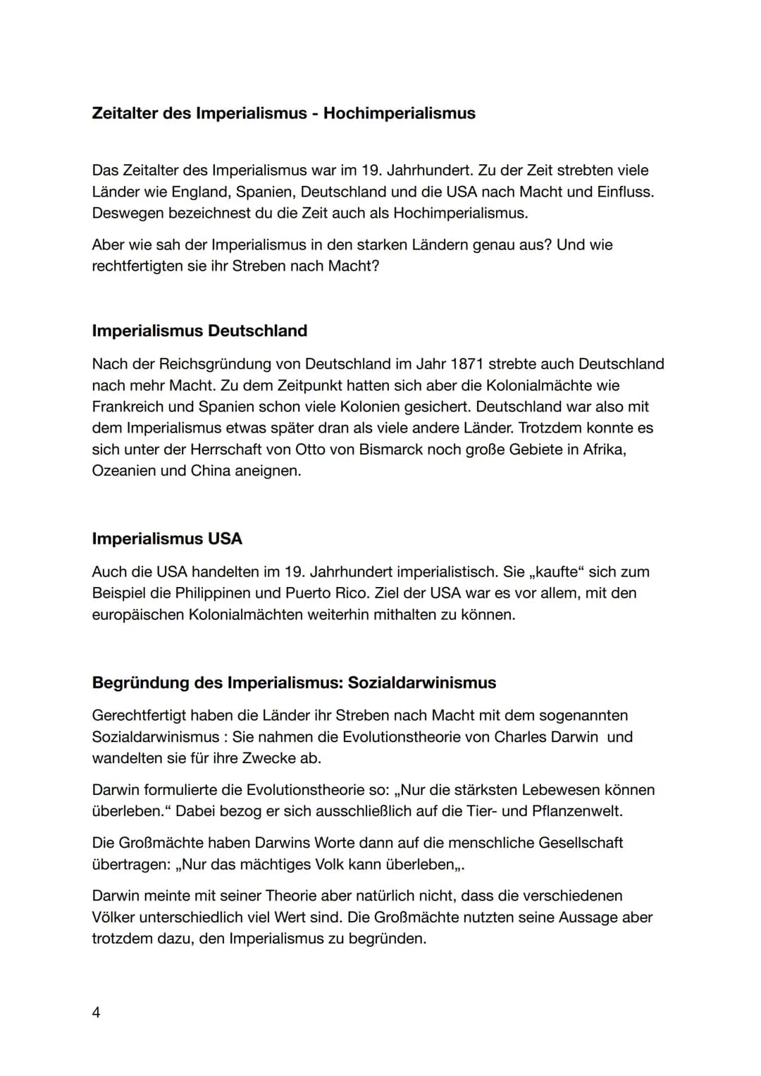 Geschichte Zusammenfassung
Thema: Imperialismus
Inhalte:
Imperialismus Erklärung
Unterschied zwischen Imperialismus und Kolonialismus
Imperi