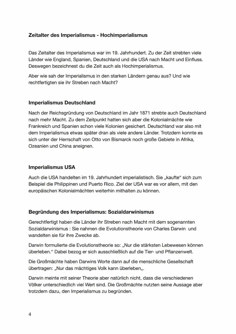 Geschichte Zusammenfassung
Thema: Imperialismus
Inhalte:
Imperialismus Erklärung
Unterschied zwischen Imperialismus und Kolonialismus
Imperi