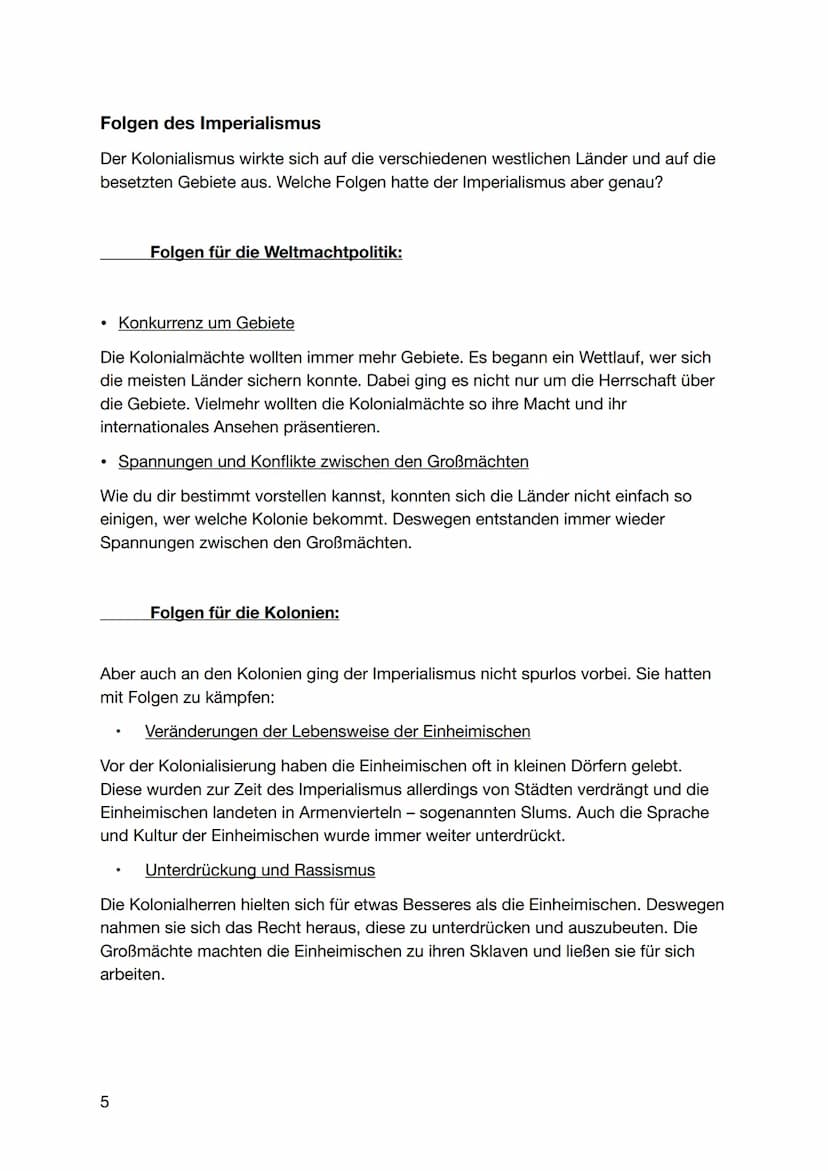 Geschichte Zusammenfassung
Thema: Imperialismus
Inhalte:
Imperialismus Erklärung
Unterschied zwischen Imperialismus und Kolonialismus
Imperi
