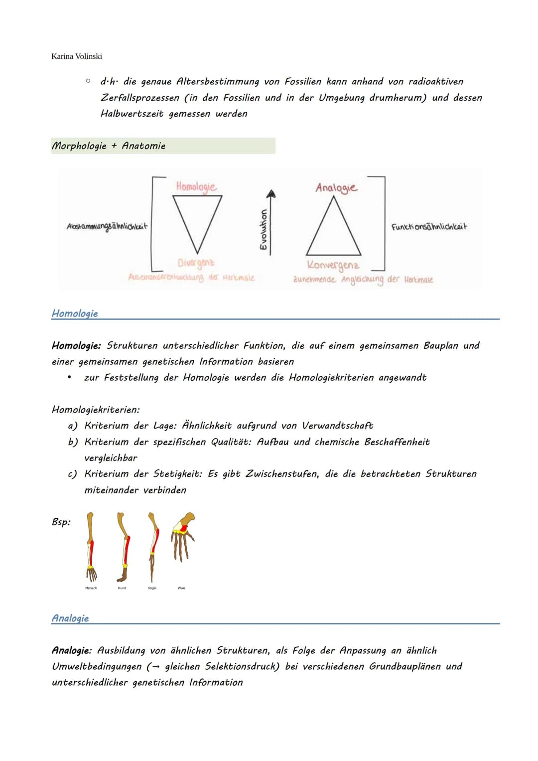 Karina Volinski
Evolution
.
Evolutionstheorien
1. Kreationismus
2. Linné
3. Katastrophentheorie
4. Lamarck
●
●
5. Darwin
6. Synthetische Evo