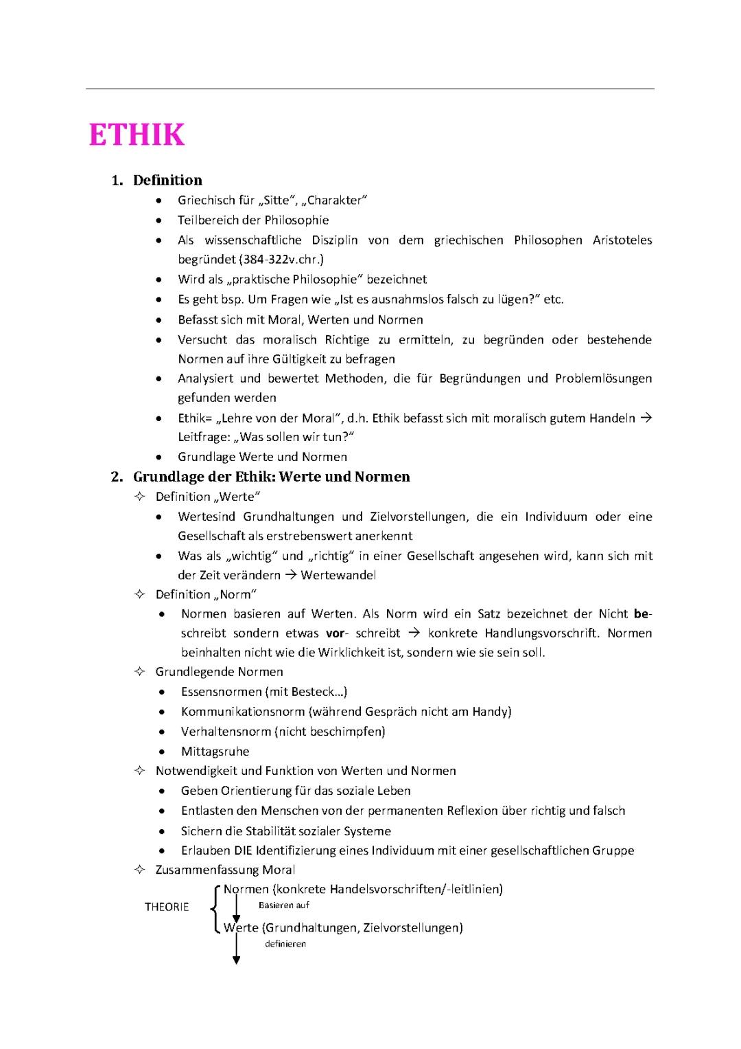 Ethik: Utilitarismus und Biozentrische Ethik