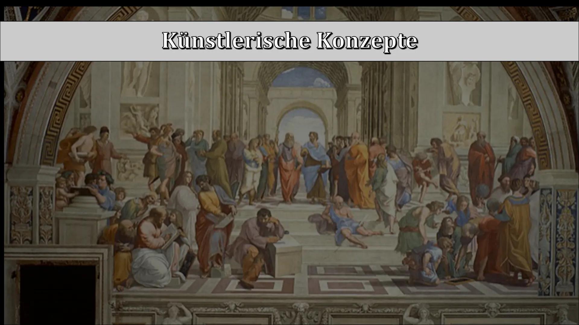 # DIE RENAISSANCE

EINE EPOCHE DER WIEDERGEBURT Gliederung

1) Allgemeines

2 Merkmale

3 Künstlerische
Konzepte

Geschichtlicher
4
5 Lavini