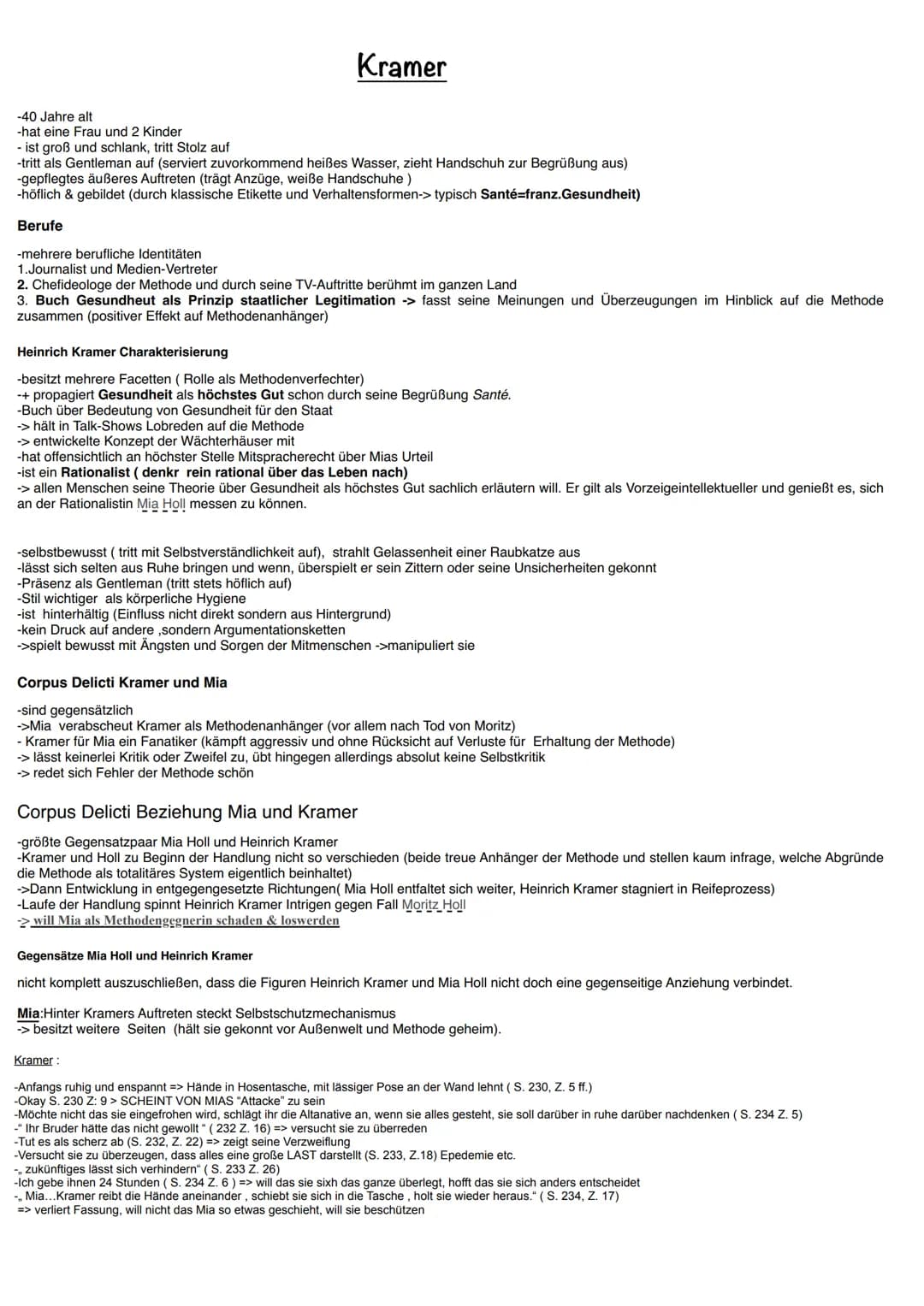 Mia Holl's Charakterisierung - Corpus Delicti
Mia
Methode, die zum Ziel hat, allen Bürgern ein gesundes und langes Leben zu ermöglichen. Let