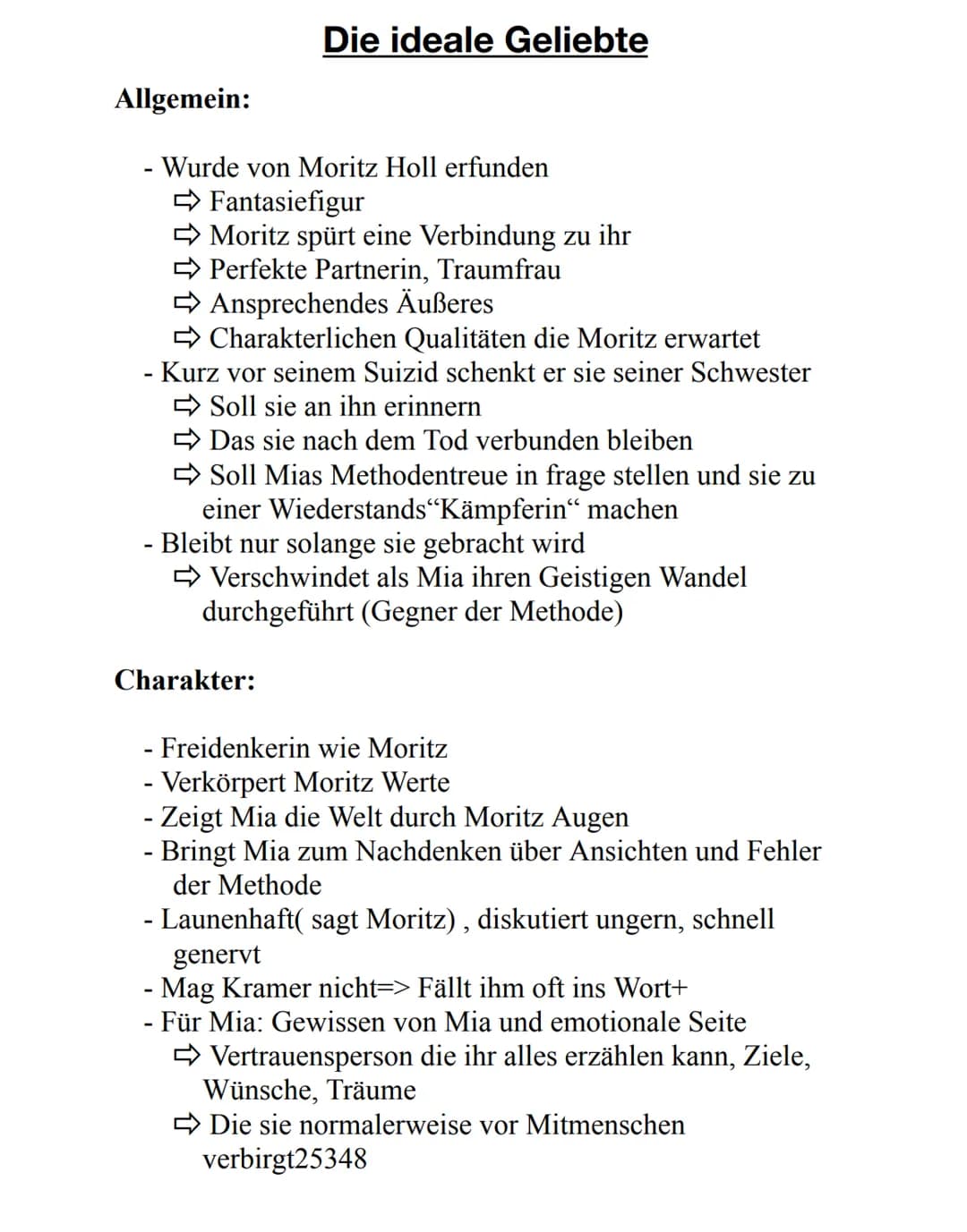 Mia Holl's Charakterisierung - Corpus Delicti
Mia
Methode, die zum Ziel hat, allen Bürgern ein gesundes und langes Leben zu ermöglichen. Let