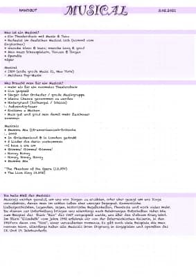 Know Musical handout +Startpunkt Broadway  thumbnail