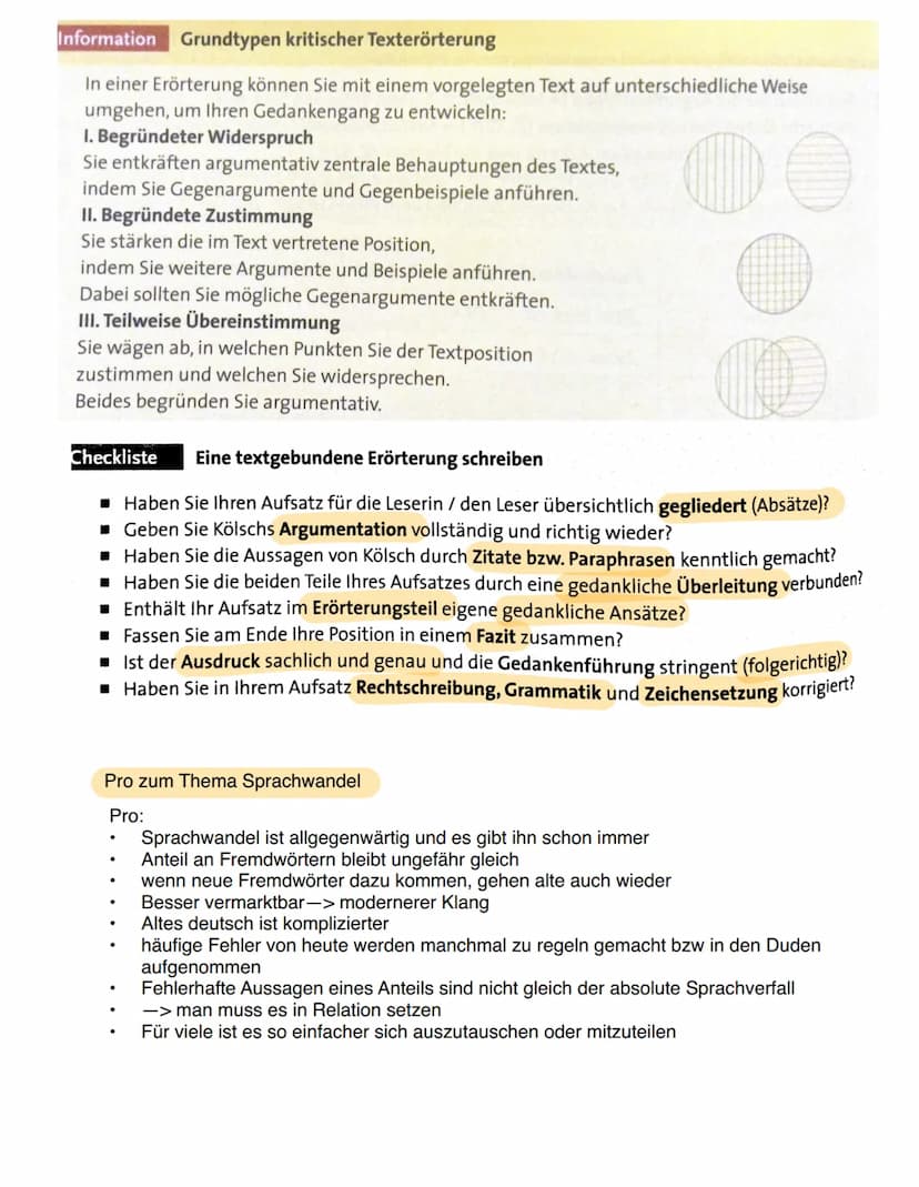 Textgebundene Evartering
1) TEXT ERSCHLIEBEN
Aufgabenstellung: was ist gefragt? Gibt es einen Schwerpunkt?
Was ist die Aussage des Textes: w