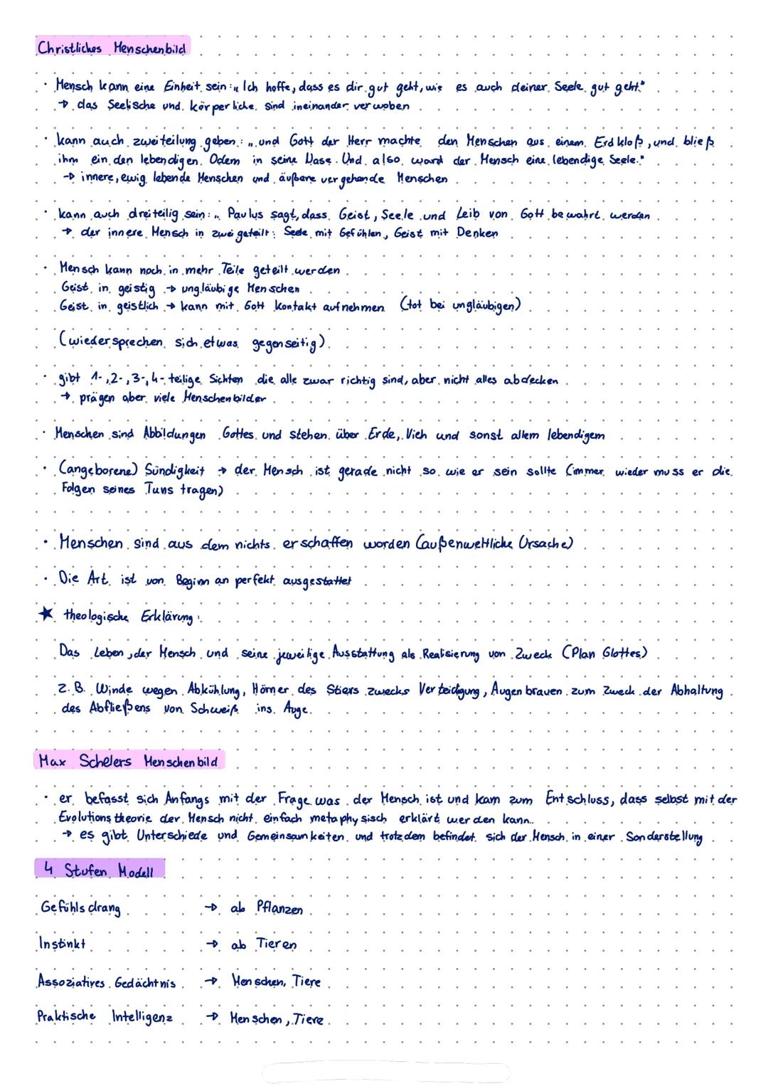 Anthropologie
Die Philosophische Anthropologie dreht sich um eine zentrale Frage: Was ist der Mensch?" Bei ihr
geht es vor allem um den Vers