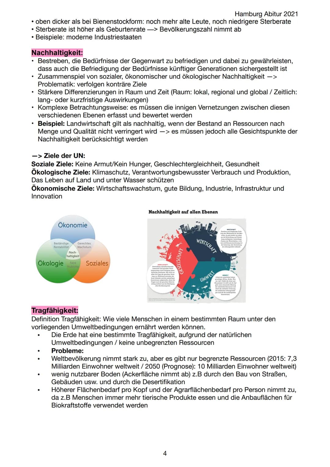 Geographie Abitur Lernzettel
Hamburg Abitur 2021
Bevölkerungswachstum und Ernährungssicherung
Themen:
Die zu bearbeitenden Inhaltsfelder sin